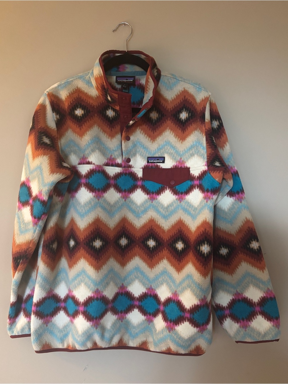 Patagonia Synchilla Snap-T Fleece Southwestern Aztec Print